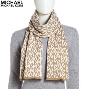 MICHAEL Michael Kors - Logo Scarf (CAMEL/CREAM)